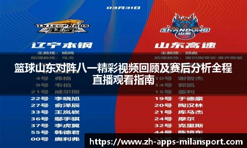 篮球山东对阵八一精彩视频回顾及赛后分析全程直播观看指南